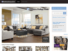Tablet Screenshot of furniturepackagemaker.com